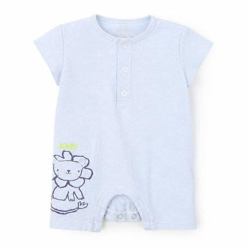 fred & flo Baby Blue Striped  Babygrow One-Piece Size 3-6 Months