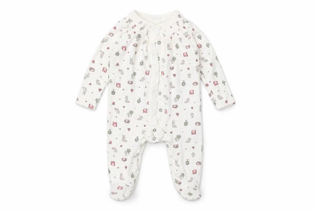 F&F Baby White   Coverall One-Piece Size 0-3 Months