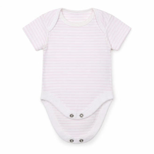 BHS Baby White Striped  Babygrow One-Piece Size 0-3 Months