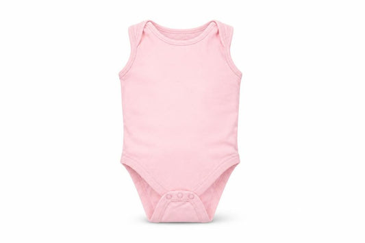 Front view of Early Days Baby Pink Babygrow One-Piece, size 9-12, Months