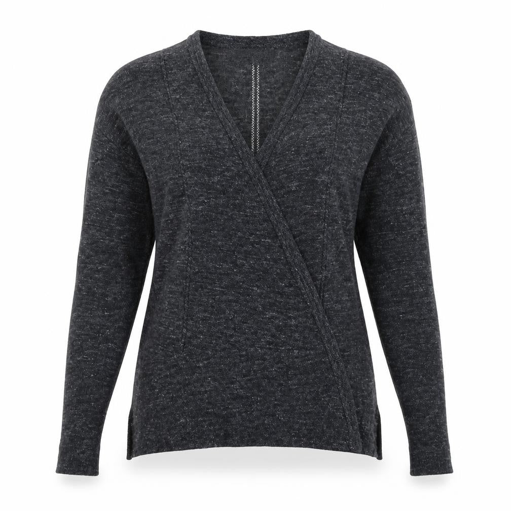 Front view of Next women’s blue knit cardigan jumper, size UK 10