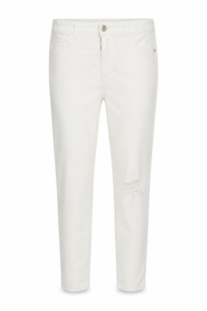 /Denim Womens White  Denim Straight Jeans Size 10 L27 in