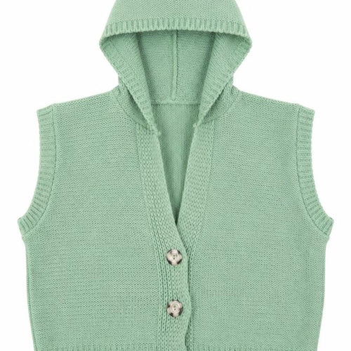 I SAW IT FIRST Womens Green  Knit Cardigan Jumper Size 12