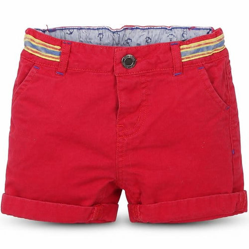 Monsoon Boys Red   Cropped Trousers Size 12-18 Months