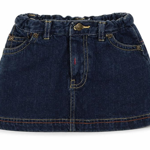 Original Marenesi Girls Blue  Denim A-Line Skirt Size 2 Years