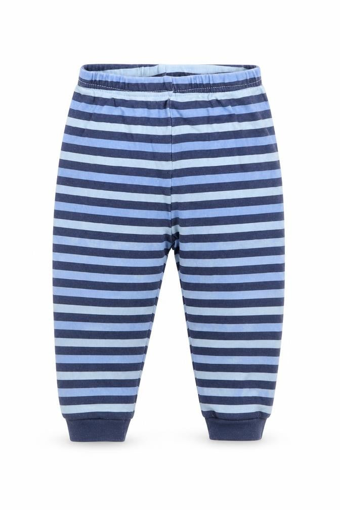 George Boys Blue Striped  Capri Pyjama Pants Size 9-12 Months