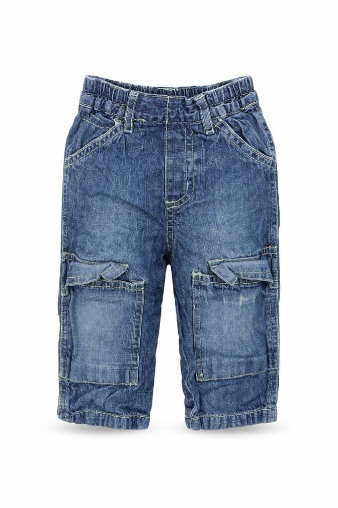 Baby Mac Boys Blue  Denim Capri Jeans Size 6-9 Months