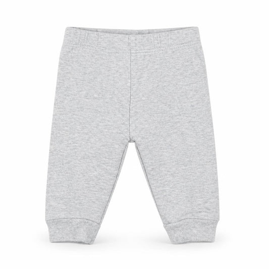 Front view of Next girls’ grey capri trousers, size 0-3, months