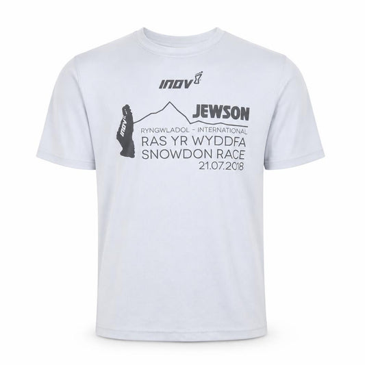 Front view of Awdis men’s grey basic t-shirt, size S