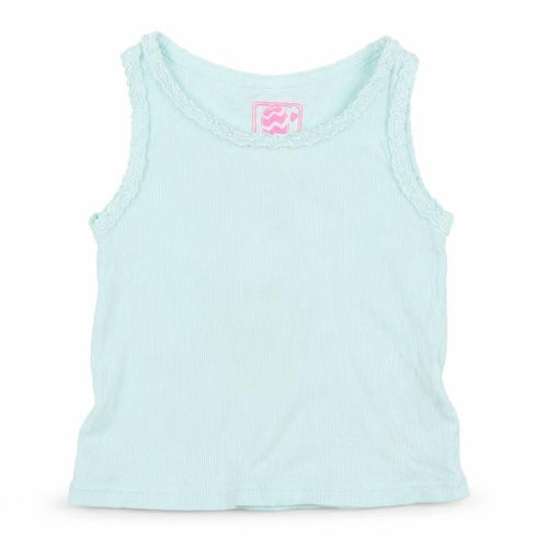 F&F Girls Blue   Capri Pyjama Top Size 18-24 Months