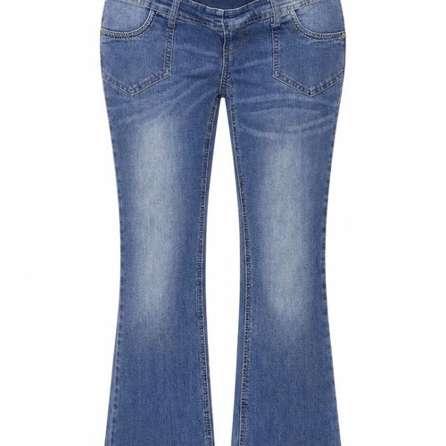 Preworn Womens Blue  Denim Bootcut Jeans Size 30 in L30 in