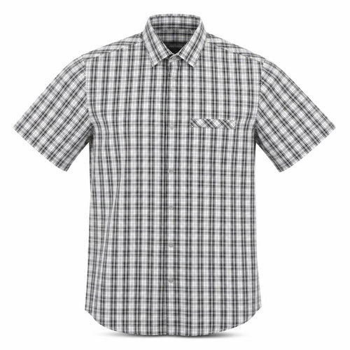 Topman Mens Grey Check   Button-Up Size S