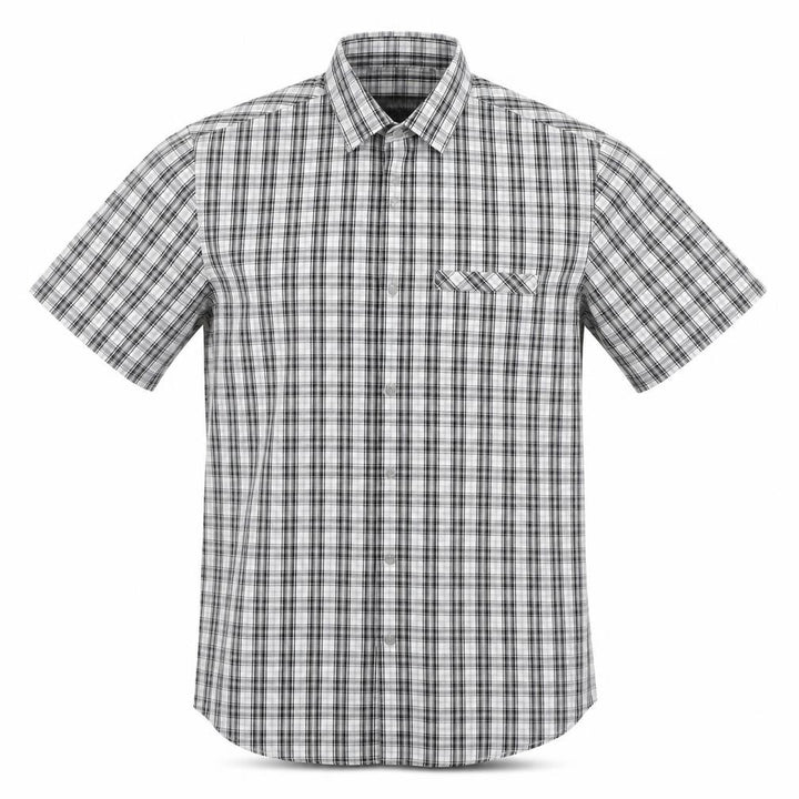 Topman Mens Grey Check Button-Up Size S