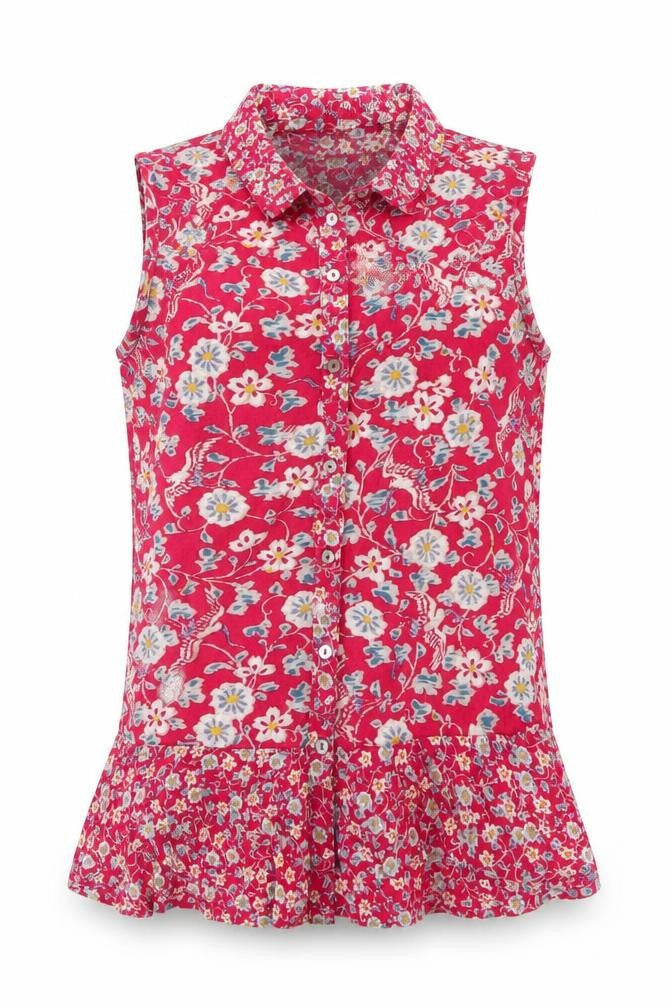 Monsoon Womens Multicoloured Floral  Basic Blouse Size 8