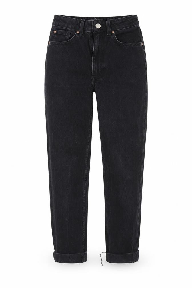 Denim & Co. Womens Black  Denim Straight Jeans Size 8 L28 in