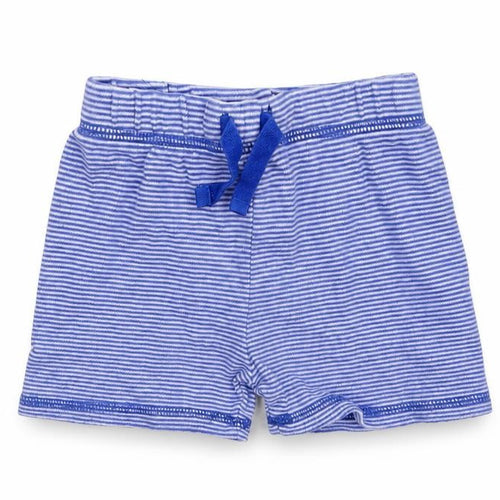 George Boys Blue Striped  Cropped Trousers Size 3-6 Months