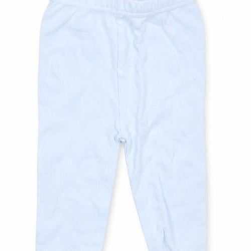 Bebe bonito Baby Blue   Capri Leggings Size 0-3 Months