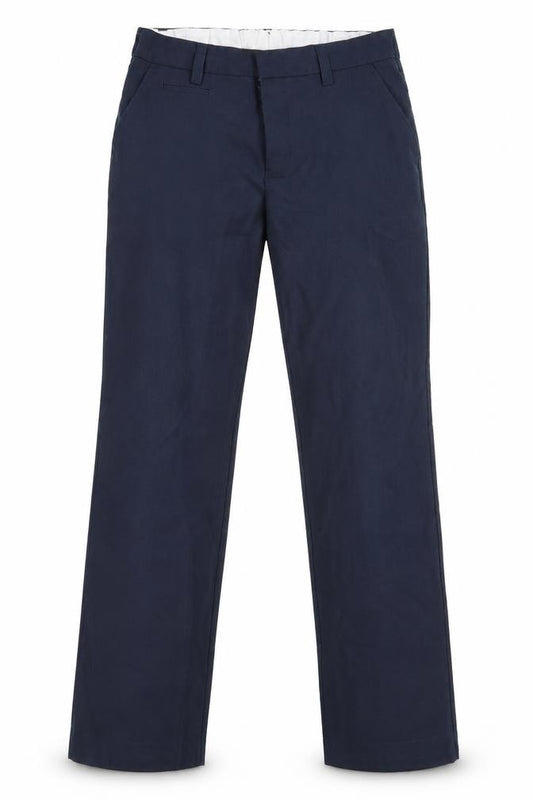 Front view of Marks & Spencer boys’ blue dress pants trousers, size 9-10, years