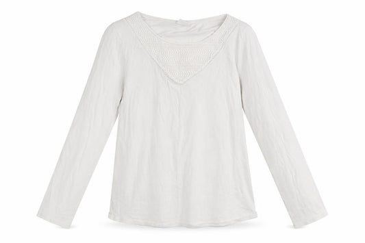 Front view of Zara for Kids girls’ ivory basic casual, size 13-14, years