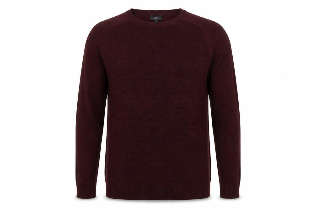 Front view of Next men’s purple vest jumper, size M