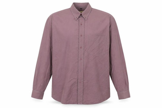 Front view of Martino men’s purple button-up, size 40