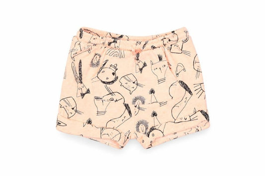 Front view of Next girls’ orange animal print cropped leggings, size 12-18, months