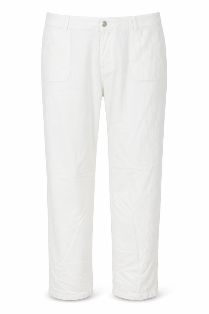 Charles Vogele Womens White   Trousers  Size 48 L28 in