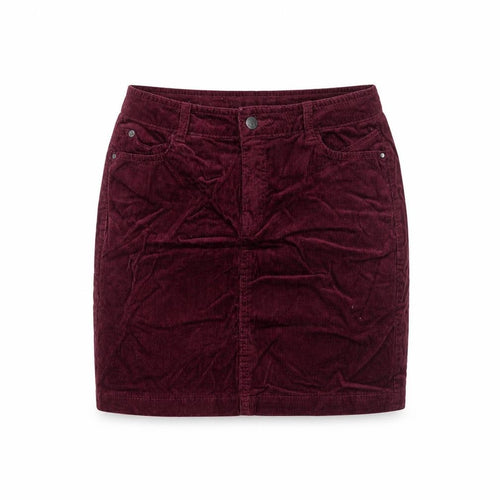 Indego Womens Purple  Corduroy A-Line Skirt Size 8