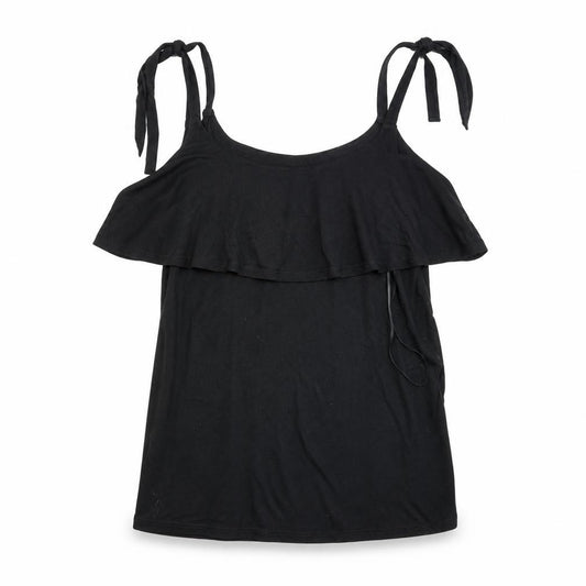 Front view of George women’s black basic t-shirt, size UK 10