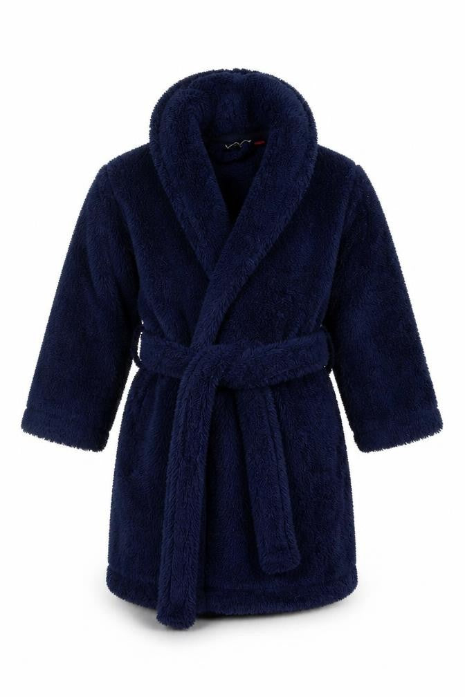 John Lewis Boys Blue Solid Robe Size 3 Years