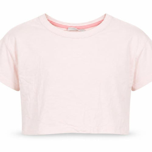 Matalan Girls Pink   Cropped T-Shirt Size 7 Years