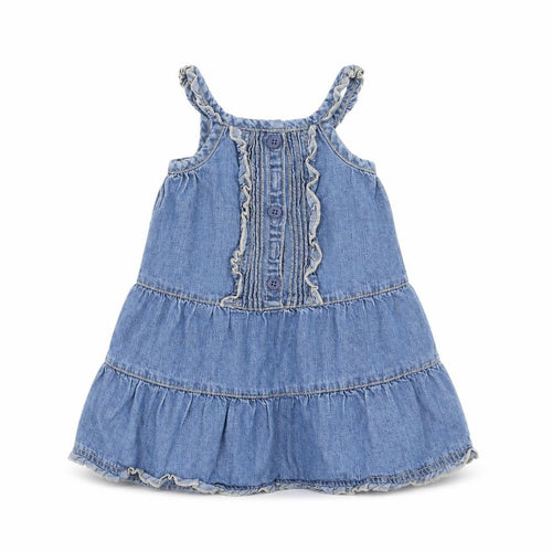 George Girls Blue  Denim Trapeze & Swing  Size 9-12 Months