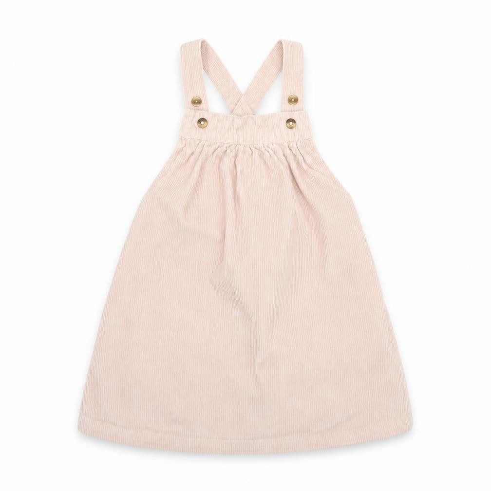 Marks and Spencer Girls Pink  Corduroy Pinafore/Dungaree Dress  Size 6-9 Months