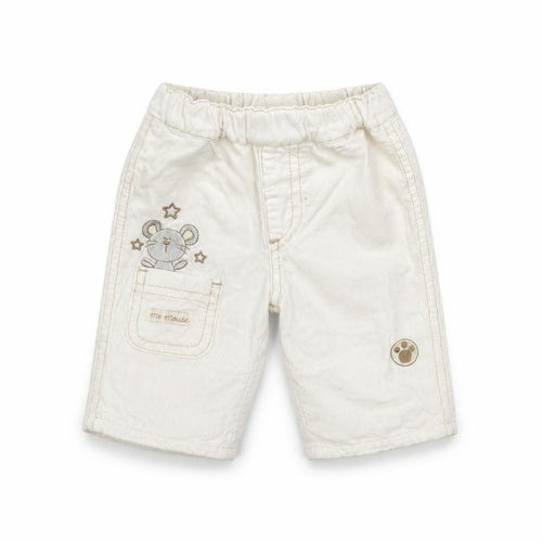 BHS Girls White    Trousers Size Newborn  - Embroidered detail