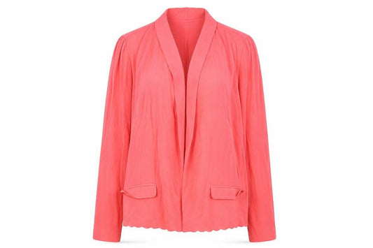 Front view of Next women’s pink jacket blazer, size UK 12