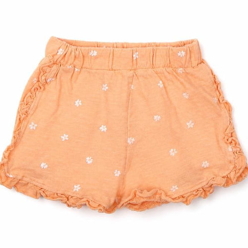 George Girls Orange Geometric  Cropped Jeans Size 12-18 Months