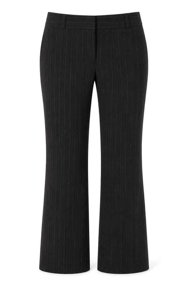 F&F Womens Brown Striped  Trousers  Size 12 L27 in