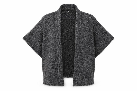 Front view of Atmosphere women’s green cardigan jumper, size S