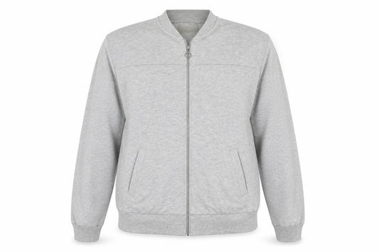 Front view of ASOS women’s grey jacket coatigan, size UK 8