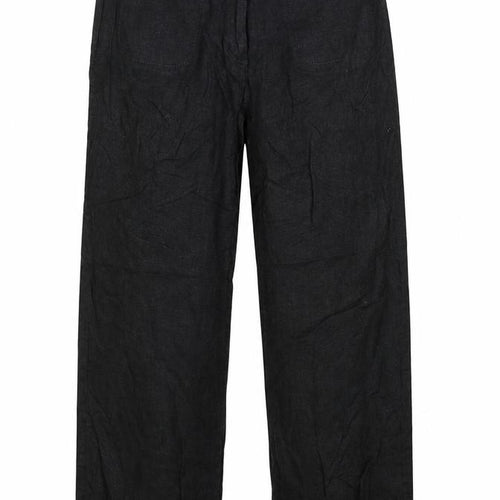 M&S Womens Black   Trousers  Size 10 L27 in