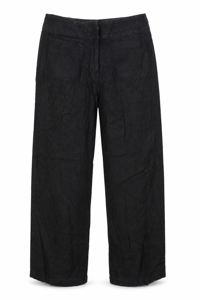 M&S Womens Black   Trousers  Size 10 L27 in