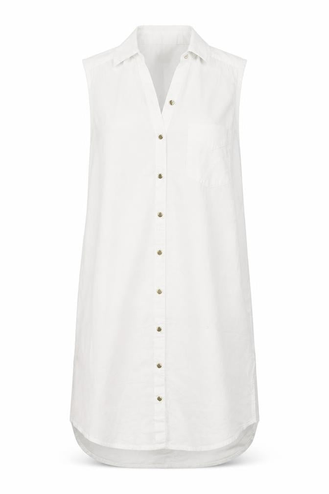 B. Young Womens Ivory   Shirt Dress  Size 8