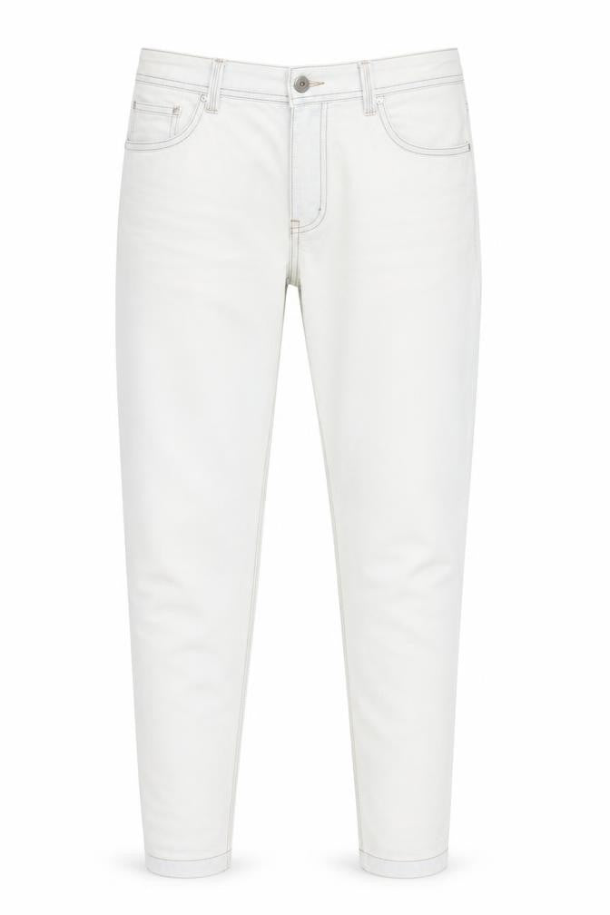 yesyes Womens White   Skinny Jeans Size 12 L26 in