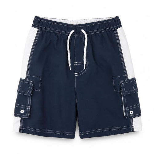 George Boys Blue   Cargo Shorts Size 4-5 Years