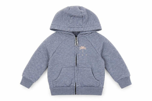 Front view of Tu Baby Blue Basic Jacket Jacket, size 12-18, Months