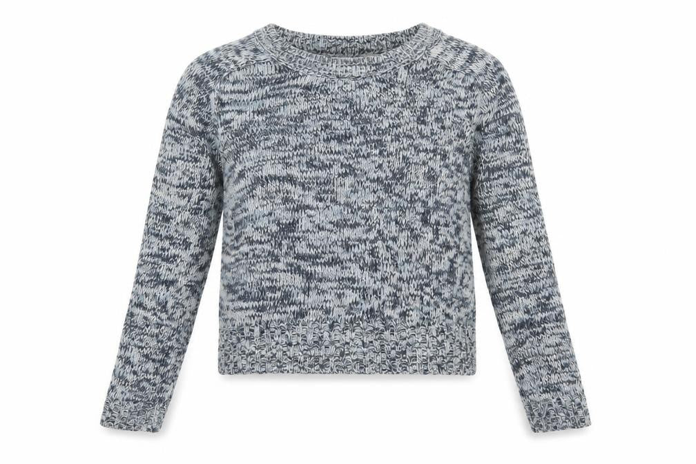 Front view of H&M women’s blue jumper, size XS
