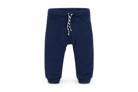 Front view of F&F Baby Blue sweatpants, size 12-18, Months