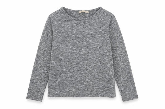 Front view of Atmosphere women’s grey basic t-shirt, size UK 10