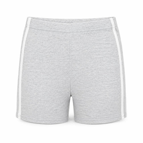 I SAW IT FIRST Womens Grey Striped  Biker Shorts Size 23 in