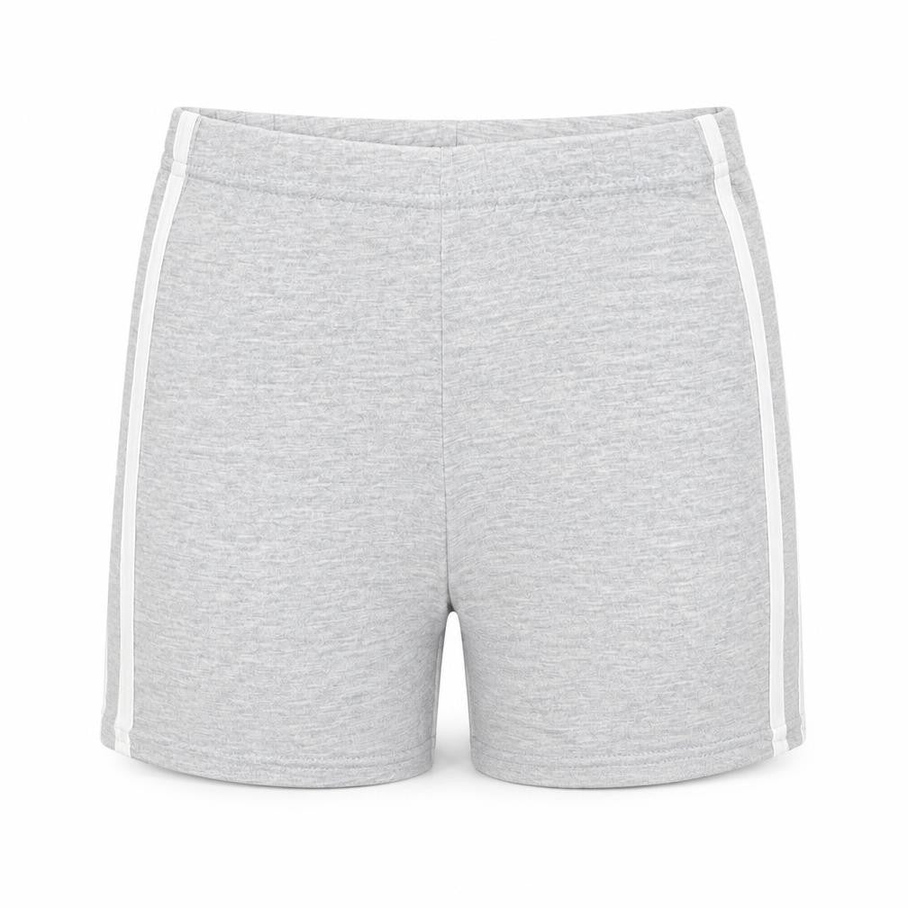 I SAW IT FIRST Womens Grey Striped  Biker Shorts Size 23 in